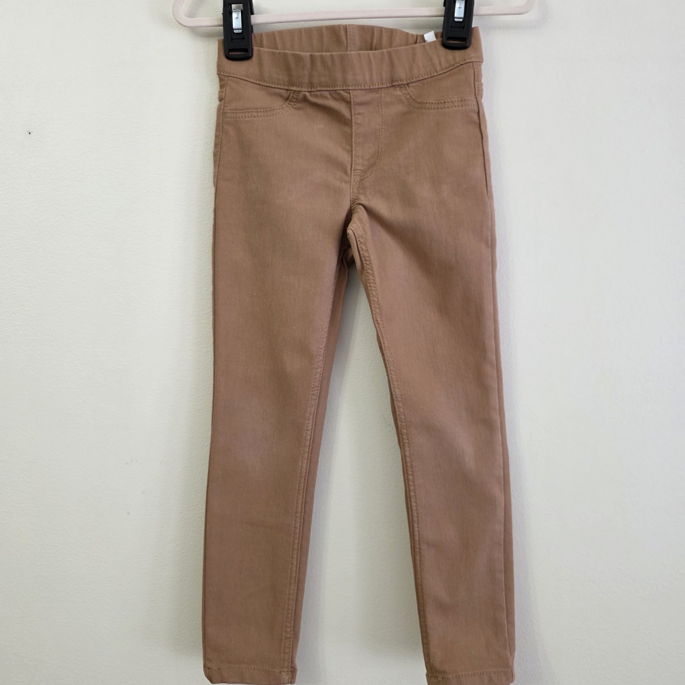 H&M Girls' Stretch Pull-On Jeans - Light Brown